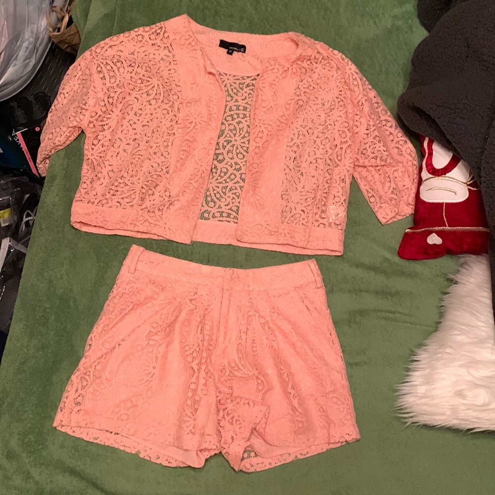 Cocobella hallowed floral 2 pc summer set